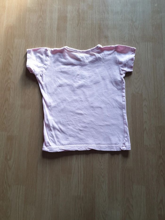 T shirt rose manches courtes - photo numéro 2