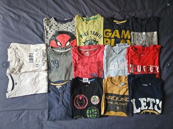 Lot tee shirt manches longues garçon 10 ans automne hiver