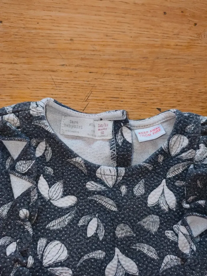 Robe Zara 18 mois 24 mois excellent état fille - photo numéro 3