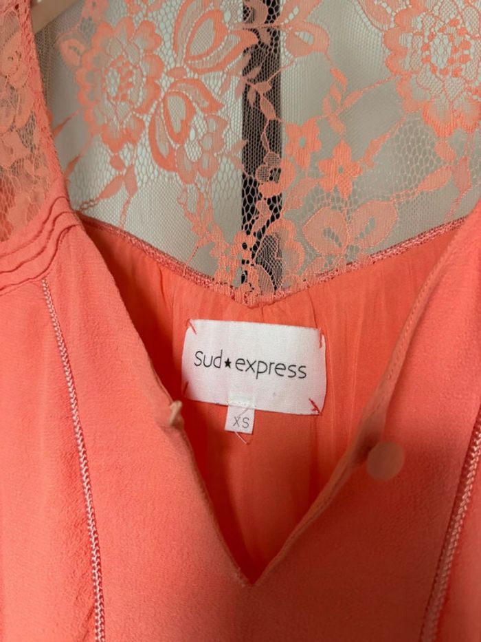 robe d'été corail XS Sud Express - photo numéro 3