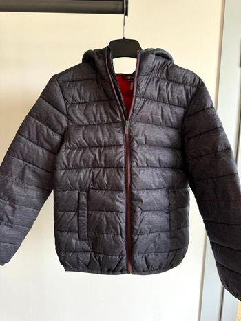 Doudoune 10 ans Orchestra Grise avec capuche