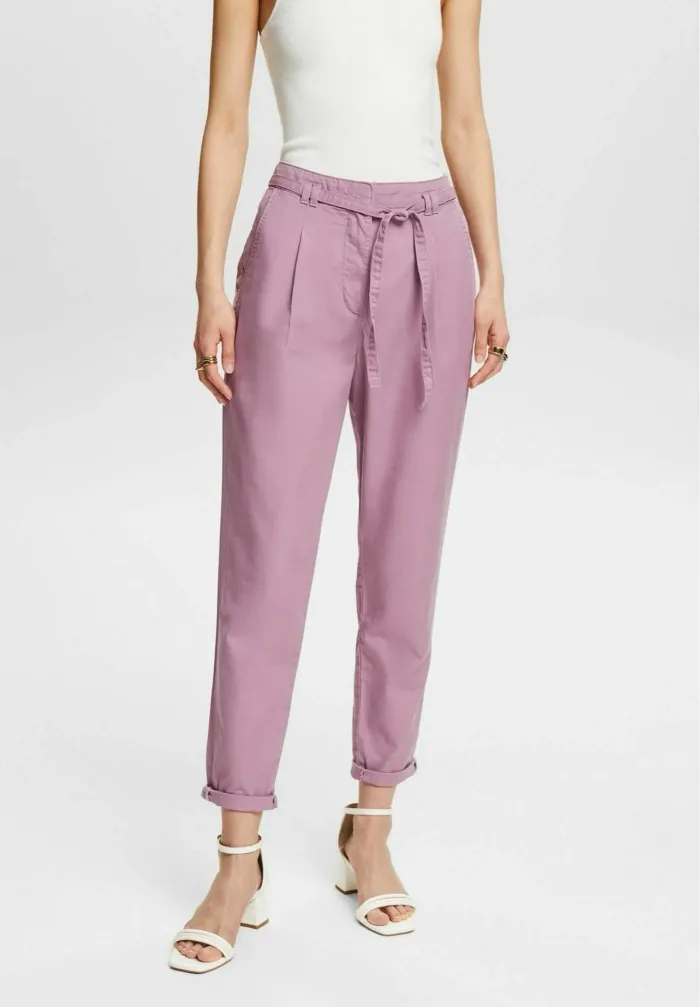 Pantalon Esprit mauve femme Taille L Neuf