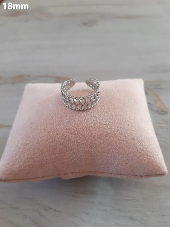 Bague argentée