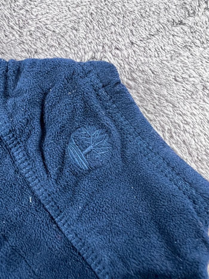 Pull de sport Polaire Timberland Zip Col Camionneur – Bleu Marine & Gris – Taille L - photo numéro 13