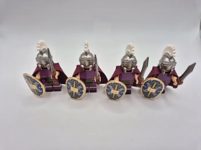 Figurines type lego 4 soldats légionnaires romains - photo numéro 5