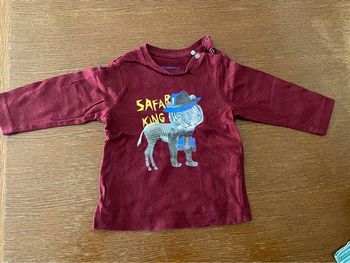 T-shirt bordeaux safari king
