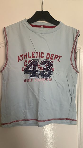 Tee Shirt sans manches 8 ans