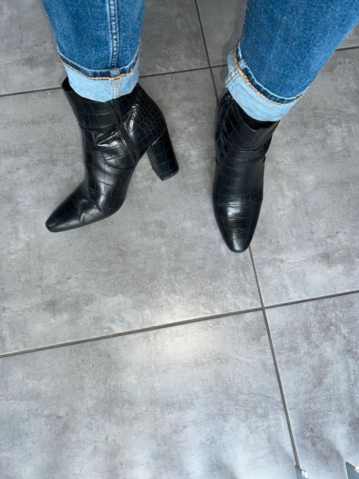 Bottines noires 37 Mango 🌸 - photo numéro 8