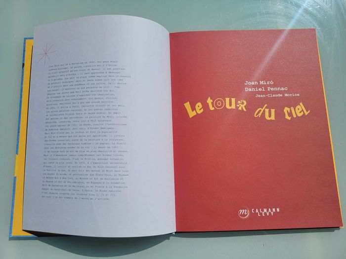 Beau livre grand format : Le Tour du ciel, Joan Mirò - photo numéro 3
