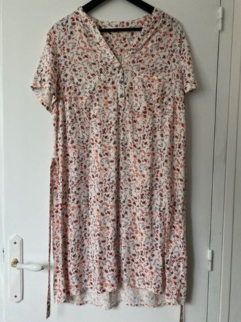 Robe d'été motif feuilles