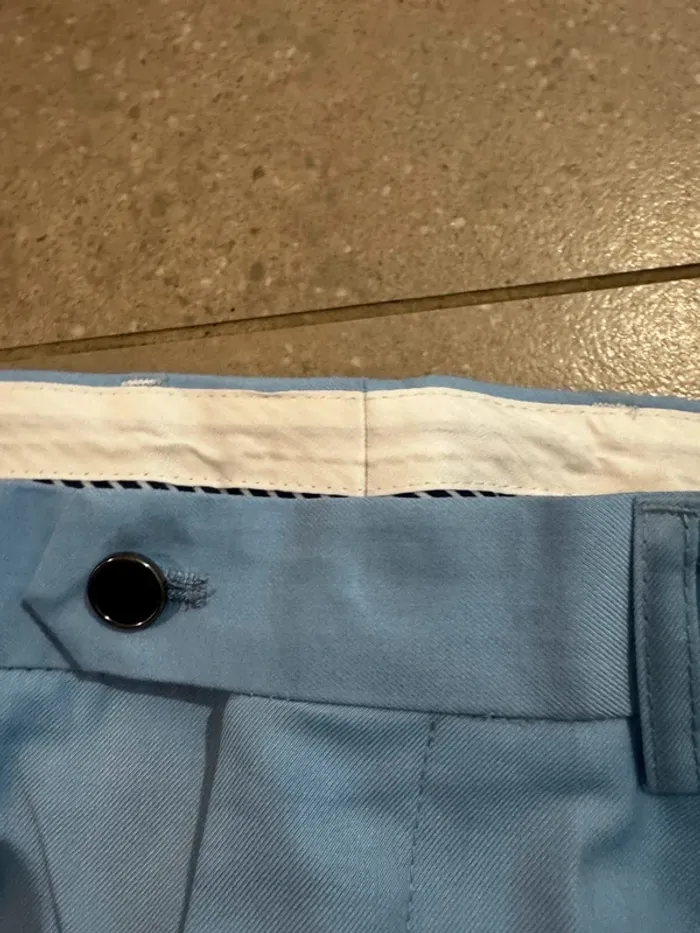 Pantalon bleu clair taille XS, très bon état, 40x100cm - photo numéro 2