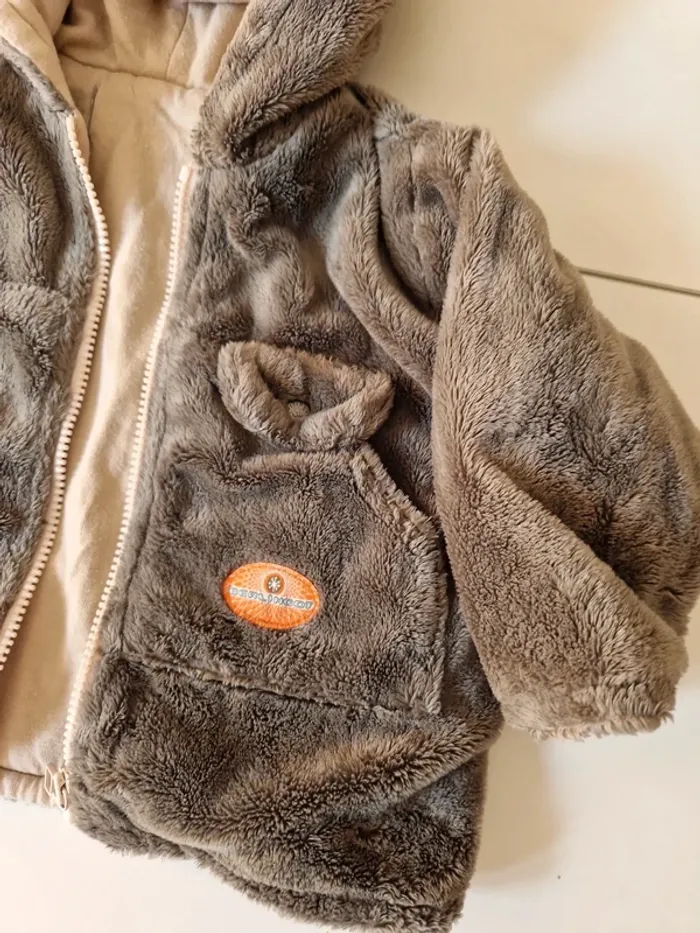 Veste polaire moumoute 3 mois - photo numéro 2