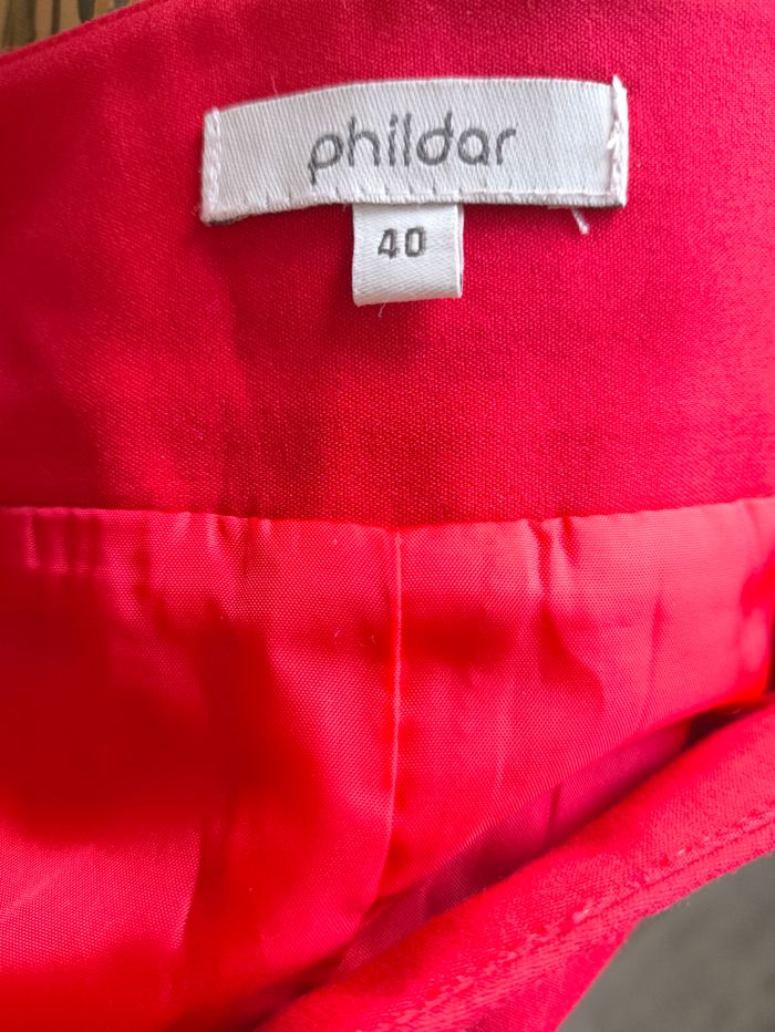Jupe rouge Phildar - photo numéro 3