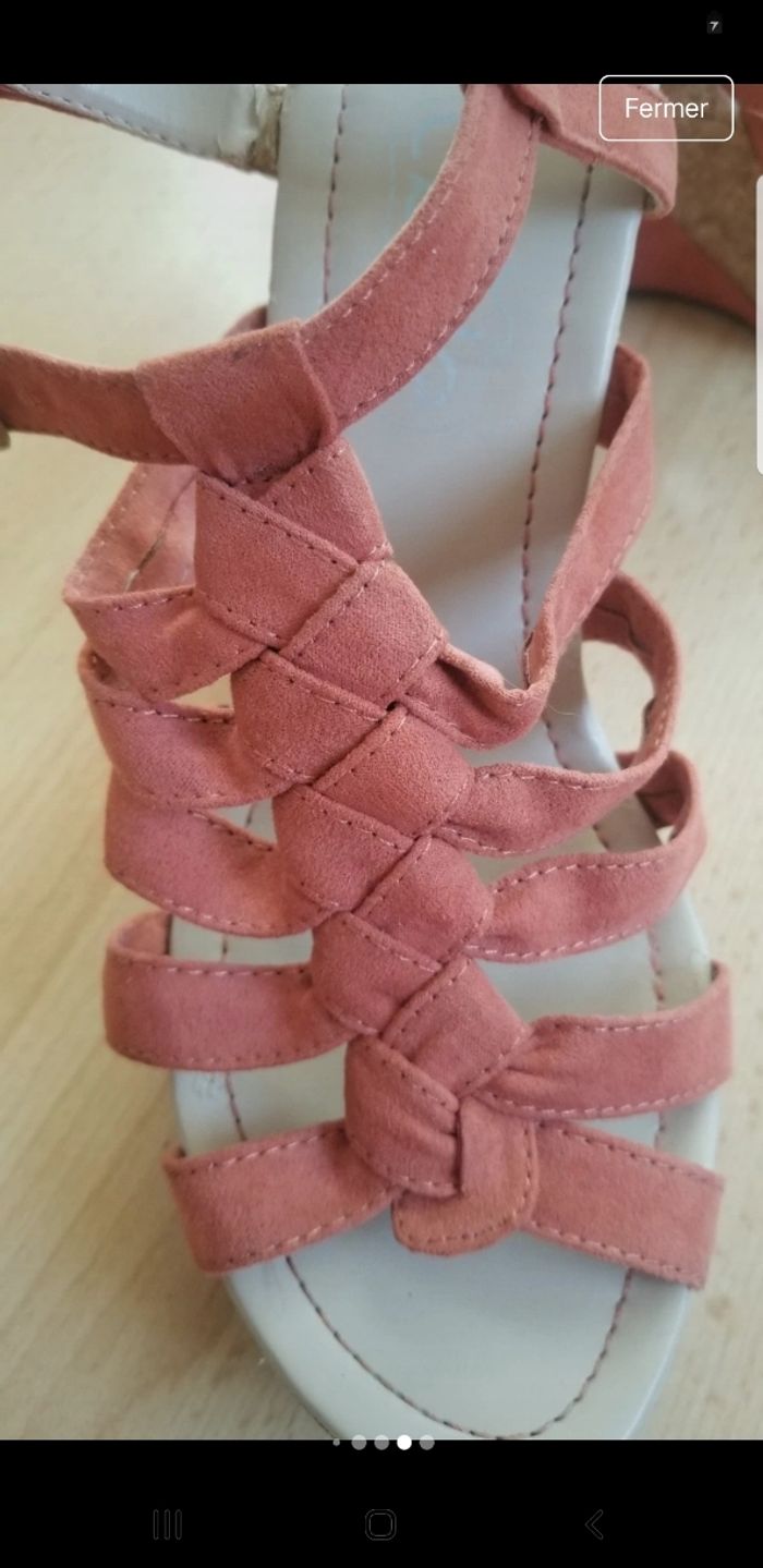 Sandales talons compensés - photo numéro 5