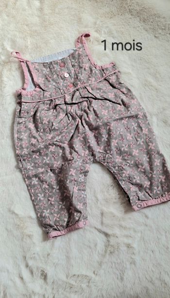 Salopette fille taille 54/1 mois Obaibi