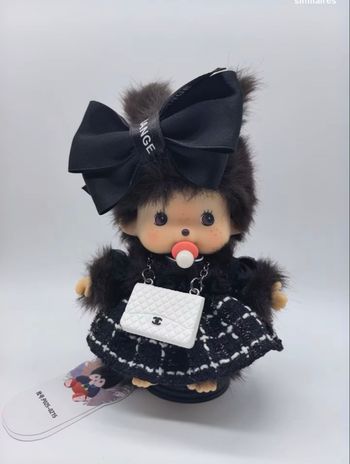 Peluche Monchhichi 15 cm neuve