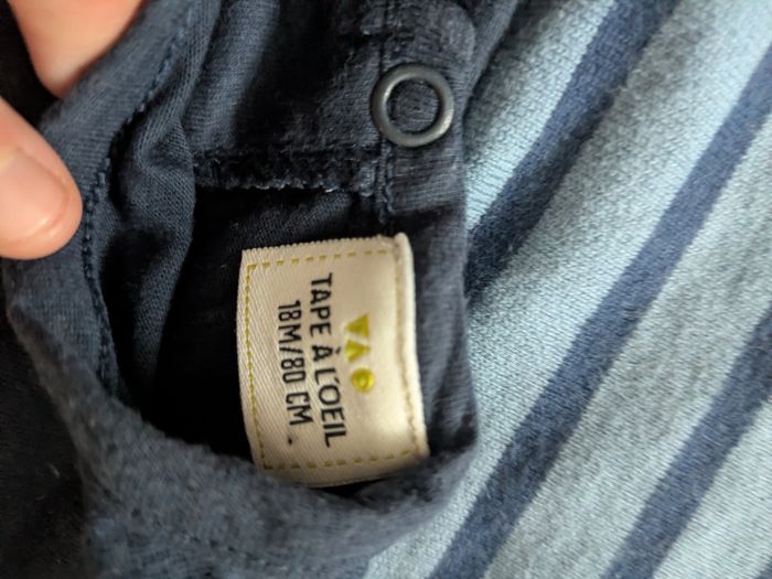 Lot 2 t-shirts manches longues 18mois - photo numéro 4