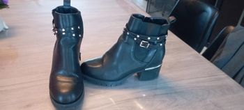 Bottines noires femme 39
