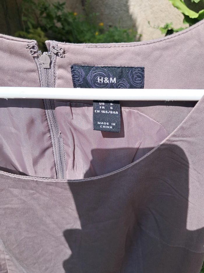 Robe de soirée H&M taupe S - photo numéro 2