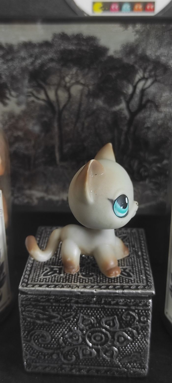 Littlest Petshop Pet Shop LPS Authentic Authentique 391 egyptian shorthair cat - photo numéro 4