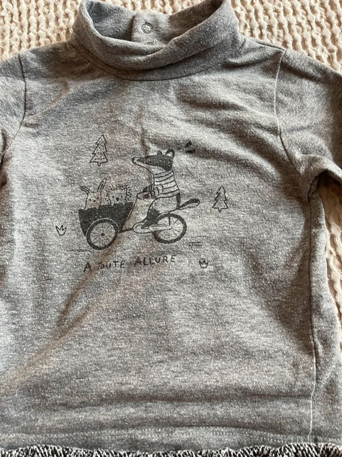 Ensemble t shirt pantalon bébé baby Zara boys - photo numéro 2