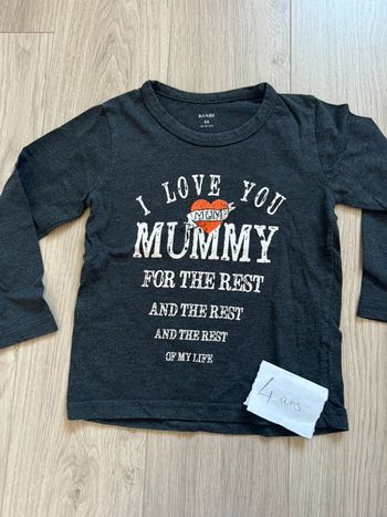 T shirt 4 ans