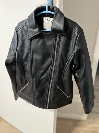 Veste similicuir fille