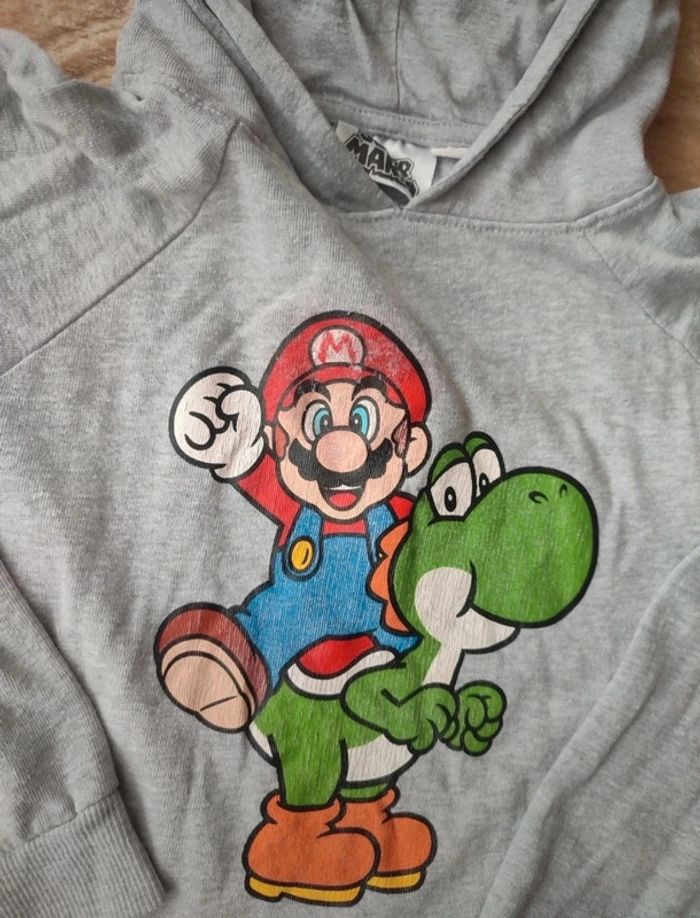 Hoodies,  Pull à capuche Super Mario taille 8 - photo numéro 2