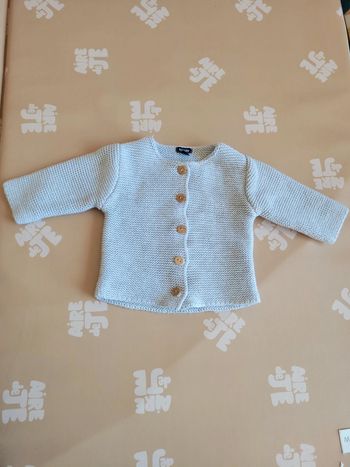Gilet en maille mixte - 9 mois - Très bon état