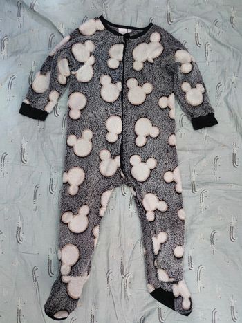 Pyjama velours Mickey T.24 mois