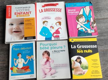 Lot de 5 livres grossesse et enfants