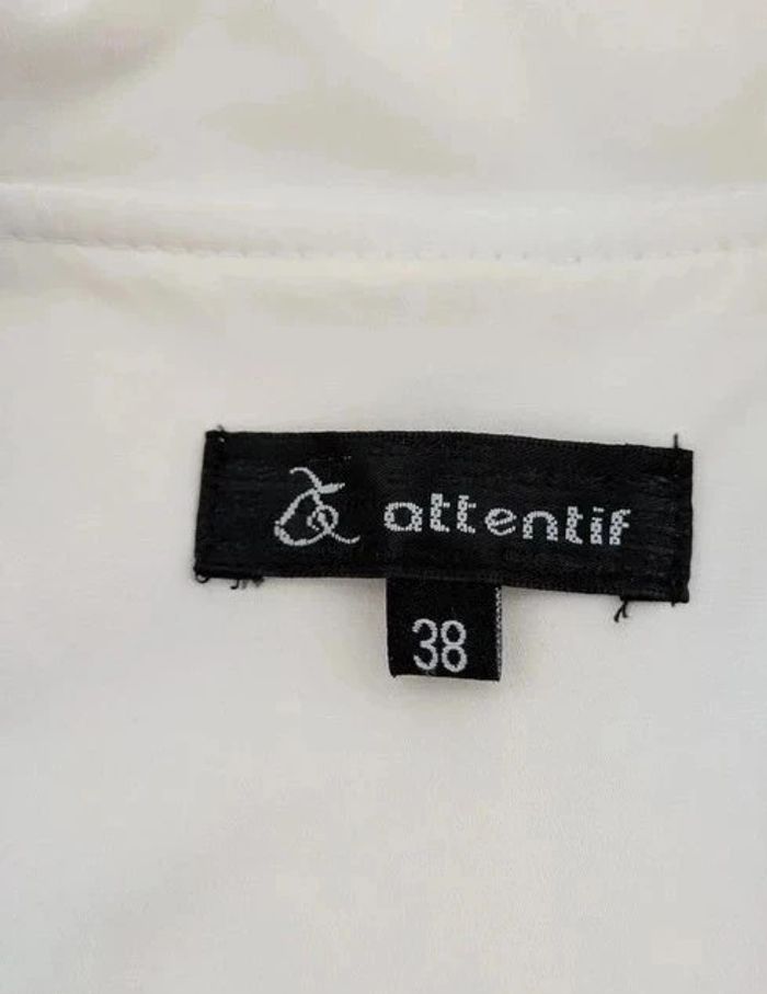 Manteau imperméable blanc - Attentif - taille 38 - photo numéro 5
