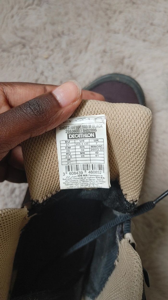 Chaussures de randonnée montante en toile - photo numéro 7