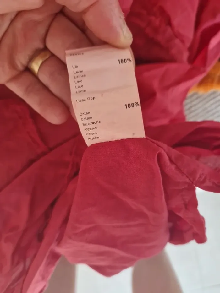Tres belle robe 100 %lin one step avec doublure taille 40 très bon etat - photo numéro 15