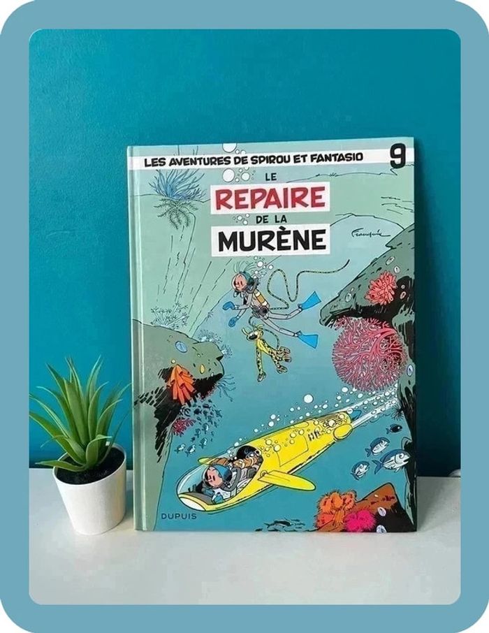 🌟 BD Les Aventures de Spirou et Fantasio - Tome 9 : Le Repaire de la Murène 🌟