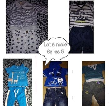 Lot 5 Ensembles garçon