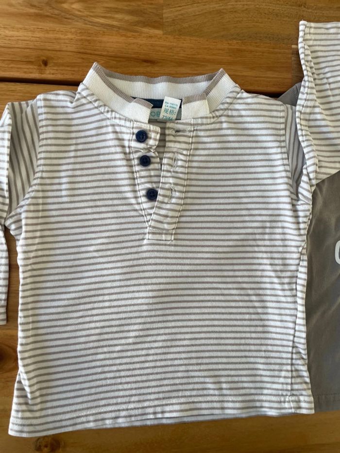 Lot de 3 t shirt manches longues - photo numéro 2