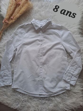 Chemise blanche kiabi 8ans