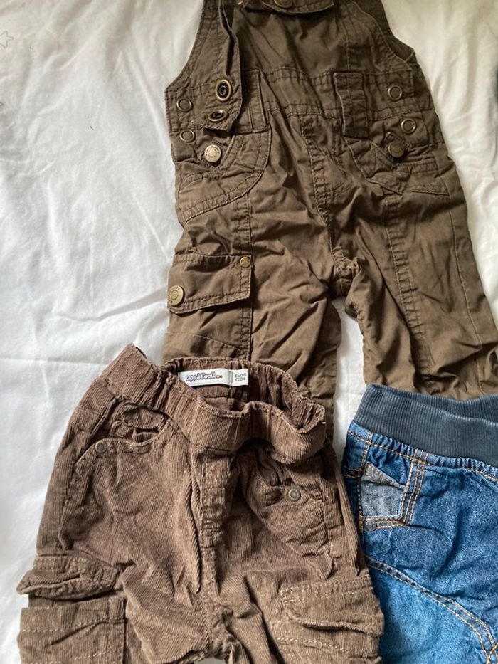 Lot de 5 pantalons et salopettes 3 mois - photo numéro 3