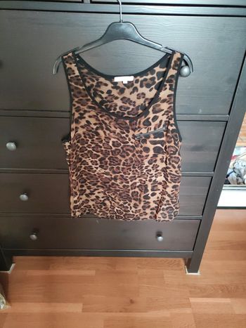 Haut femme leopard taille M