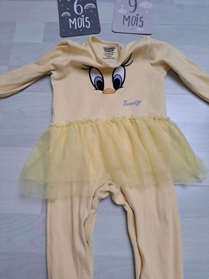 Pyjama looney tunes 6-9 mois / 74 cm - photo numéro 4