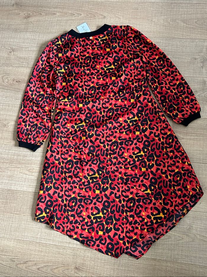 Robe imprimée neuve à manches longues Jus d’Orange taille 1 (taille grand) - photo numéro 8