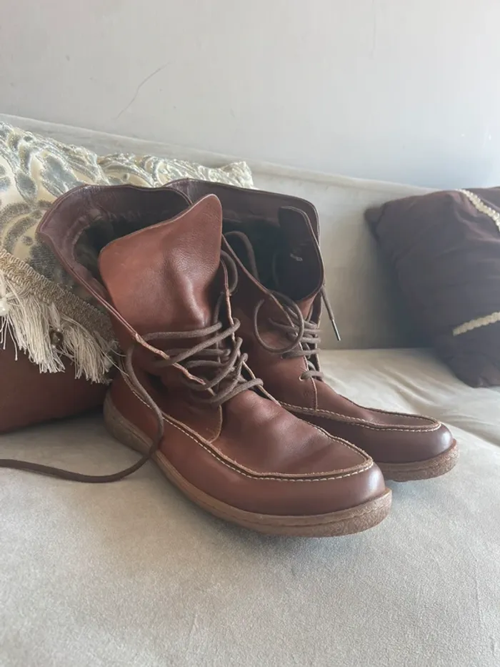 Boots 100%Camper cuir - photo numéro 3