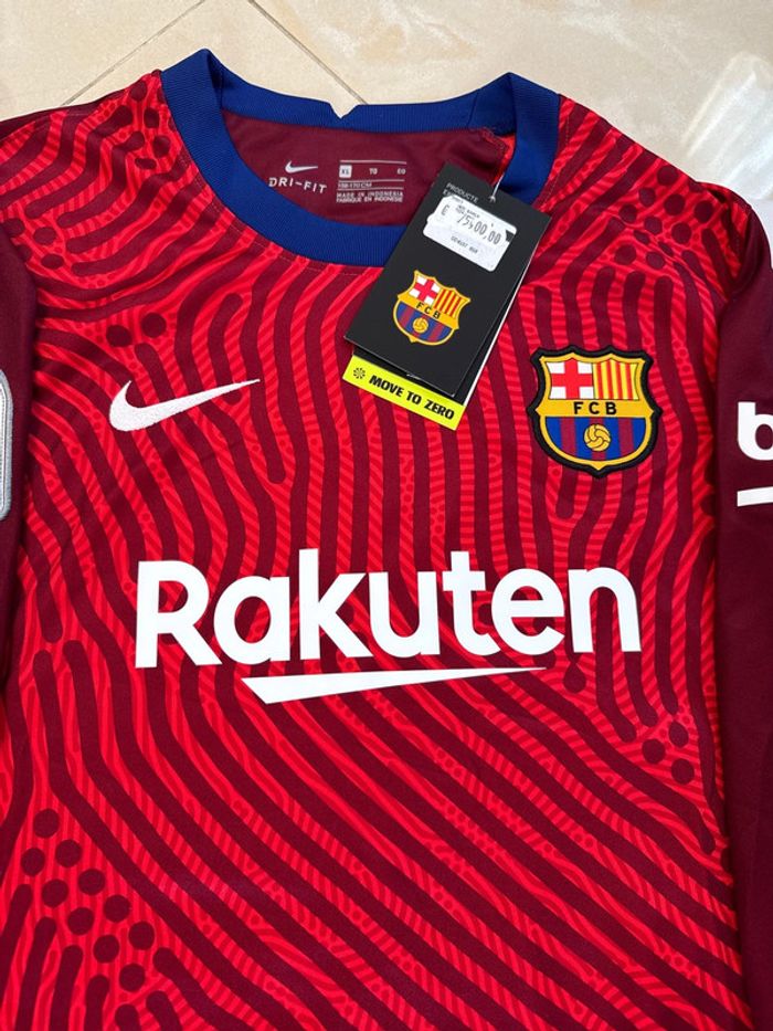 Maillot de foot Nike équipe FC Barcelone taille 13/15 ans authentique neuf - photo numéro 2