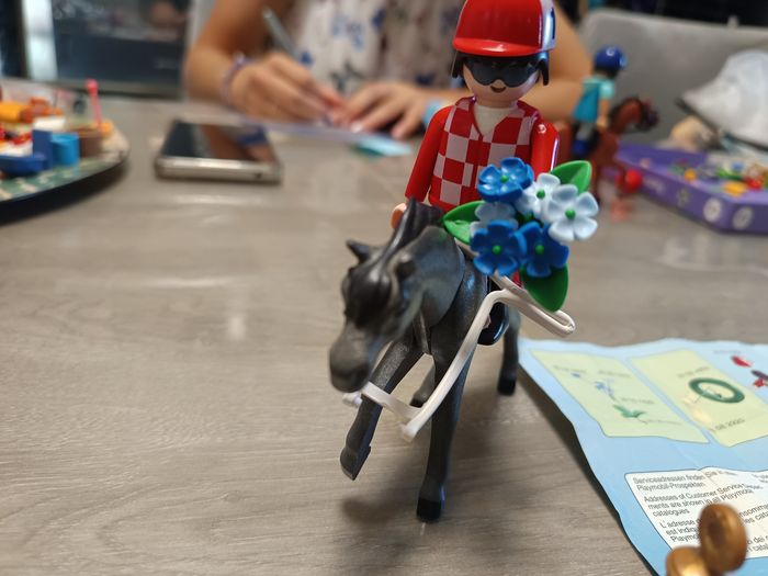 Playmobil jockey avec cheval de course - photo numéro 2