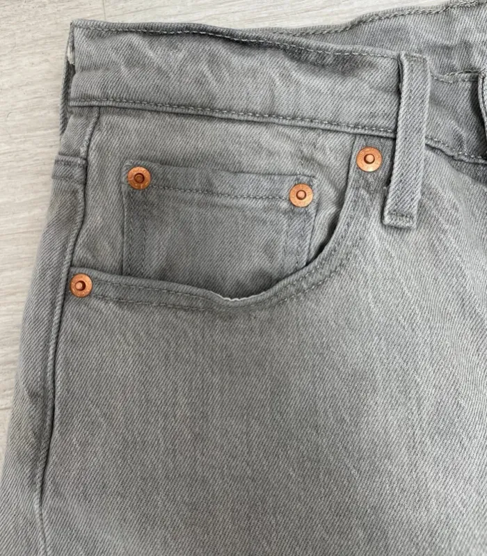 Jeans Grey Levi's 501 Skinny Women's US W26 x L28 - photo numéro 7