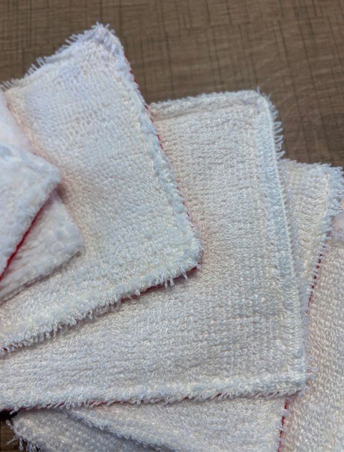 Lingettes démaquillantes neuves en coton bambou bio - photo numéro 5