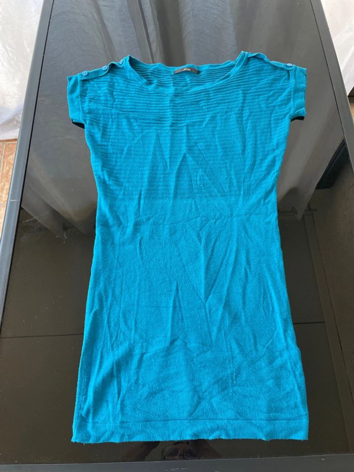 Robe bleue canard de chez mim en taille 36 - photo numéro 4