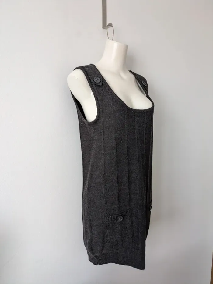 Pull long gilet sans manches - Dunnes - taille M/L - photo numéro 2