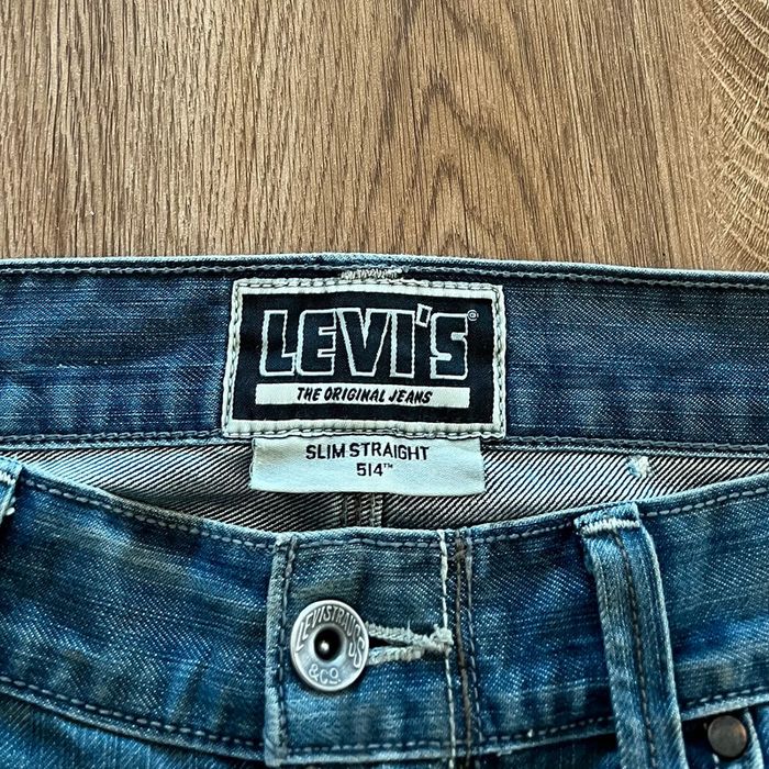 Jean/pantalon bleu Levi's 514 pour homme, taille W 34 (44 taille française) - photo numéro 7